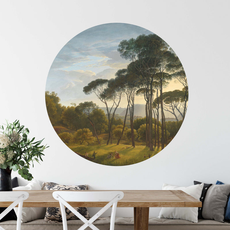 Italian Landscape with Umbrella Pines