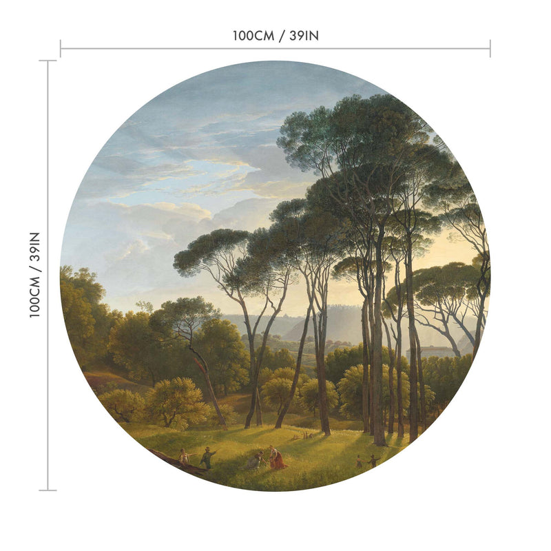 Italian Landscape with Umbrella Pines