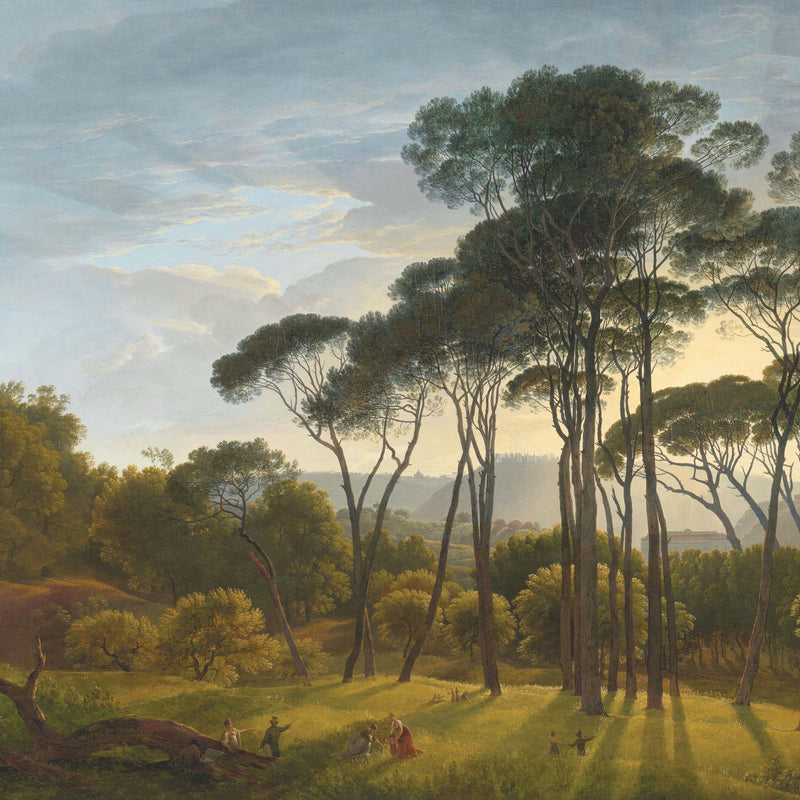 Italian Landscape with Umbrella Pines