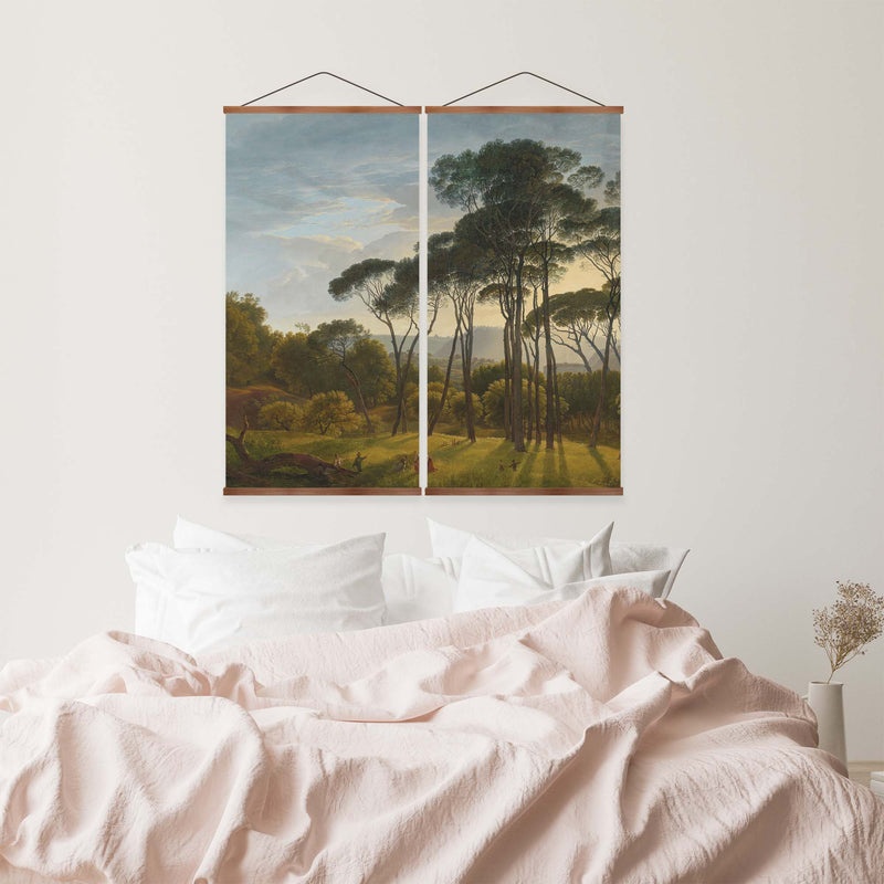 Italian Landscape with Umbrella Pines