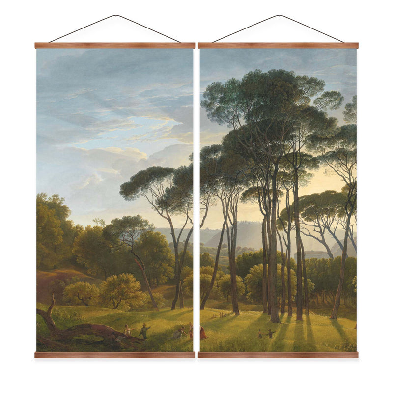 Italian Landscape with Umbrella Pines