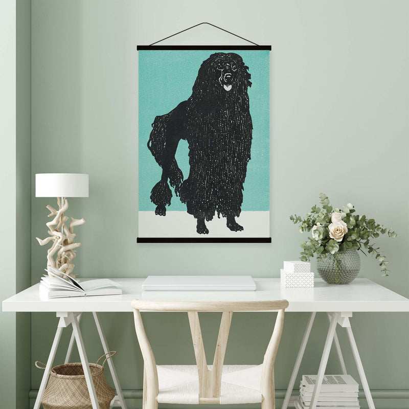 Poodle Vintage Print by Moriz Jung