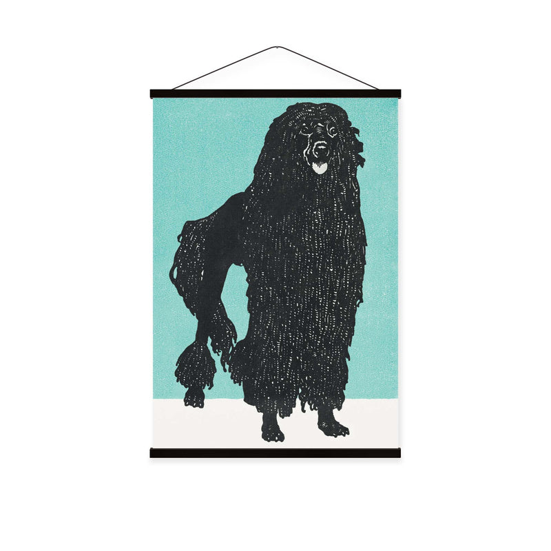 Poodle Vintage Print by Moriz Jung