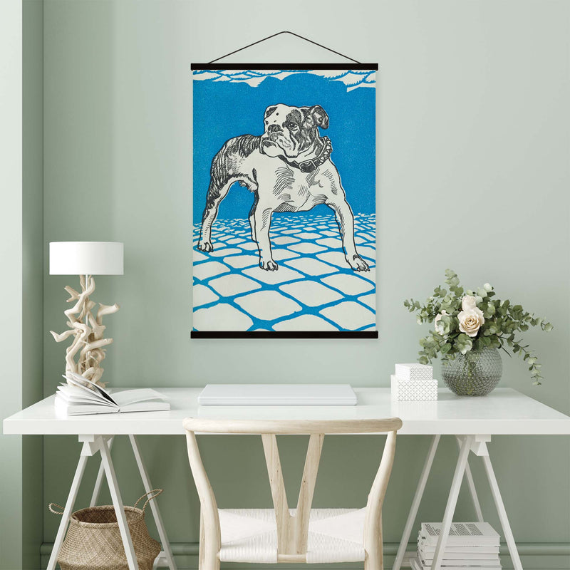 Bulldog Vintage Print by Moriz Jung