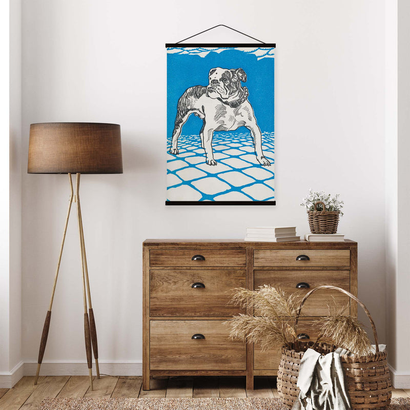 Bulldog Vintage Print by Moriz Jung