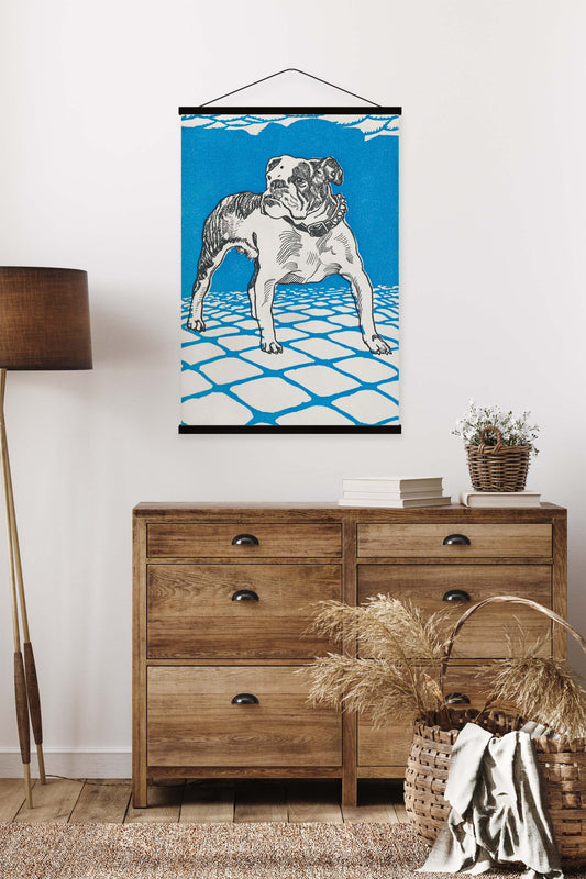 Bulldog Vintage Print by Moriz Jung