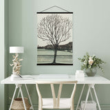 Bald Tree Vintage Print by Julie de Graag