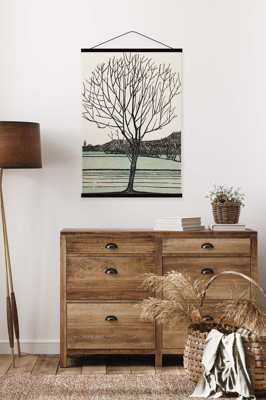 Bald Tree Vintage Print by Julie de Graag