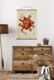 Octopus Vintage Print