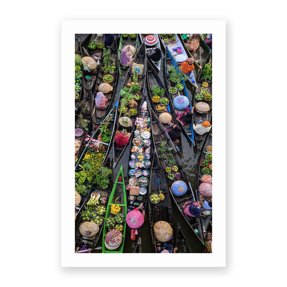 Floating Market by Syafiq Huwaida