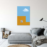 House And Cloud by Roxana Labagnara