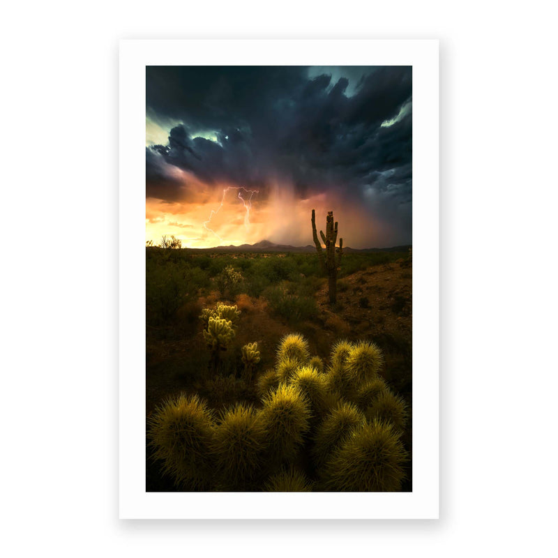 Storm Over Desert by Aidong Ning